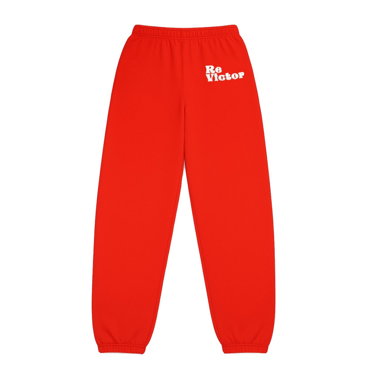 3D SWEAT PANT-RED